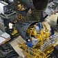 Second Replica Engine Being Installed in Shuttle Atlantis [Photo]