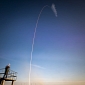 See: Beautiful Time-Lapse Image of Expedition 38 Launch to the ISS