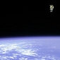 See Bruce McCandless Flying Free in Space