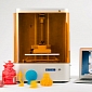 Semi-Transparent, Orange 3D Printer M-One Uses Light and Resin to “Grow” Things