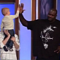 Shaq, 2-Year-Old Titus Have Shooting Contest on Kimmel, Shaq Loses – Video