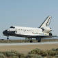 Shuttle Atlantis Lands at Californian Air Force Base