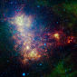 Single Spitzer Image Shows Stellar Life Cycle