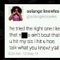 Solange Knowles Tweet on Jay Z Fight Is Fake