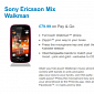 Sony Ericsson Mix Walkman Now Available at O2 UK