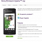 Sony Ericsson Xperia ray Now Available at TELUS