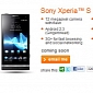 Sony Xperia S Now on "Coming Soon" at Orange UK