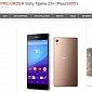 Sony Xperia Z3+ Now on Pre-Order, Ships in Late June