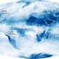 Space Studies of Clouds Reveal Continental Outlines