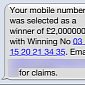 Spam Alert: Your Mobile Number Was Selected as a Winner