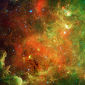 Spitzer Images Family of Stars in North American Nebula