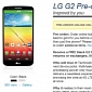 Sprint Opens LG G2 Pre-Orders, on Sale from November 8