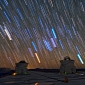 Star Trails Backdrop the Impressive Very Large Telescope