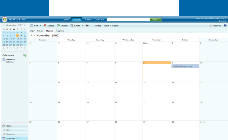 Start Your Scheduling with Windows Live Calendar Beta