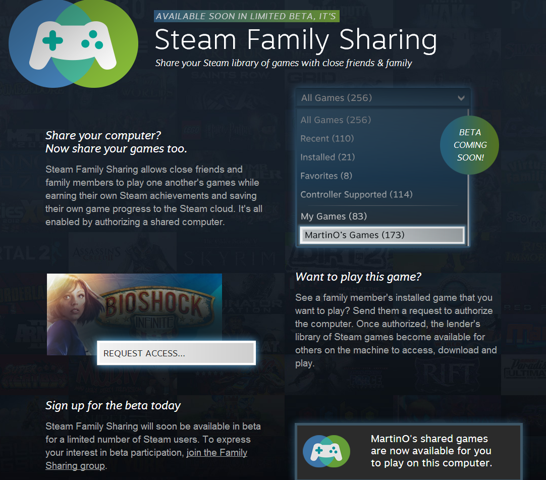Steam Family Sharing System Gets More Details Via Official FAQ 382768 2 