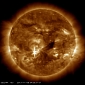 Sun Produces Large Solar Flare, the Sixth in the Past Two Weeks