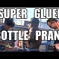 Super Glued Water Bottle Prank Emasculates Strangers