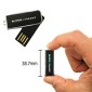 Super Talent Presents Pico D, World's Smallest Swivel USB Flash Drive