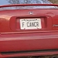 Survivor Sports “F Cancr” License Plates, Is Told to Remove Them