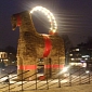 Swedish Locals Fear Their Town's Christmas Goat Will Be Set on Fire, Again