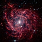 Swirling Spider Web Seen in Distant Galaxy