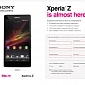 T-Mobile Confirms Xperia Z for the Coming Weeks