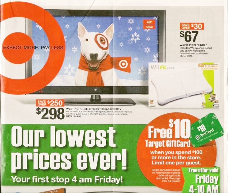 Target Black Friday Deals Not Really Bountiful