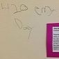 Teachers Ruin Graffiti, Explain Why It's Poorly Written and Attach Note to Wall