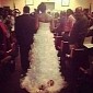 Tennessee Woman Fastens Her Baby to Wedding Dress and Walks Down the Aisle