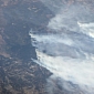 The California Rim Fire Seen from the International Space Station by Astronaut Luca Parmitano