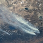 The Massive California Rim Fire Seen from the International Space Station