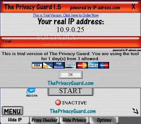 privacy guard contact info