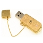 The Ultimate Bling USB Flash Drive: 14K Gold and Diamonds for $2,000