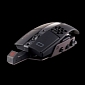 Tt eSPORTS Level 10 M Hybrid Wired/Wireless Mouse Looks like a Space Shuttle