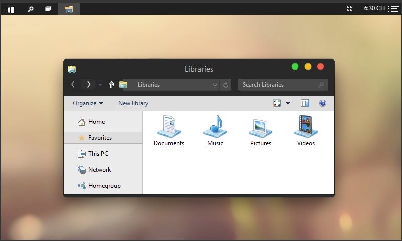 windows 10 look like mac
