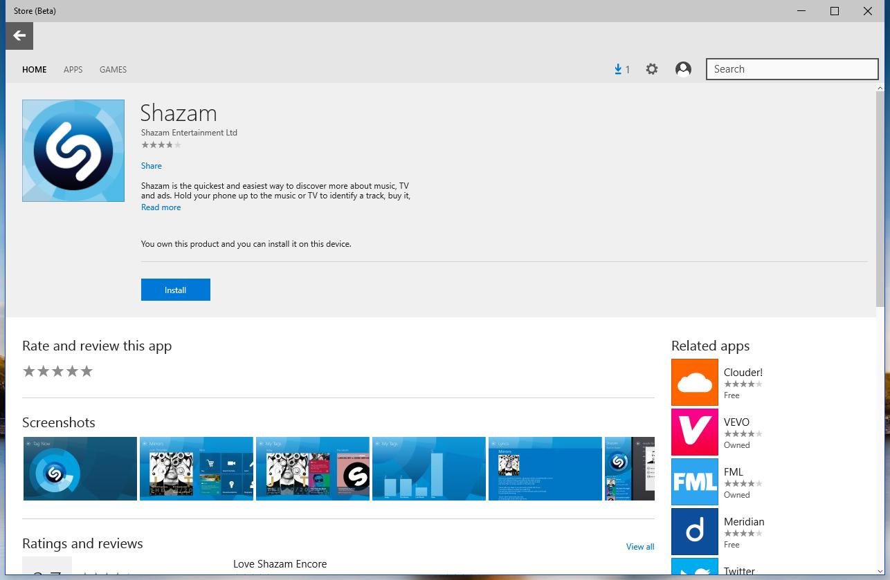 microsoft store app download for windows 10