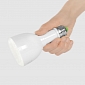 This LED Light Bulb Can Become a Flashlight