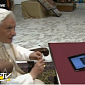 Thousands Gather to Watch the Pope Send His First Tweet from His iPad – Video