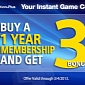 Three Months of Free PS Plus Offered with 1-Year Subscription