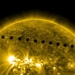 Time-Lapse SDO Image Shows Venus Against the Sun