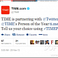 Time's Person of the Year to Get Picked with Twitter Users' Help