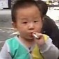 Toddler Smoking a Cigarette Is Laughed at by Onlookers – Video