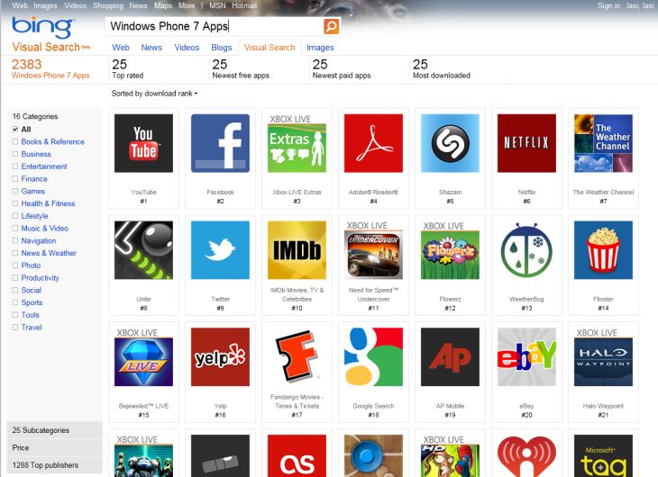 Top Apps Windows Phone
