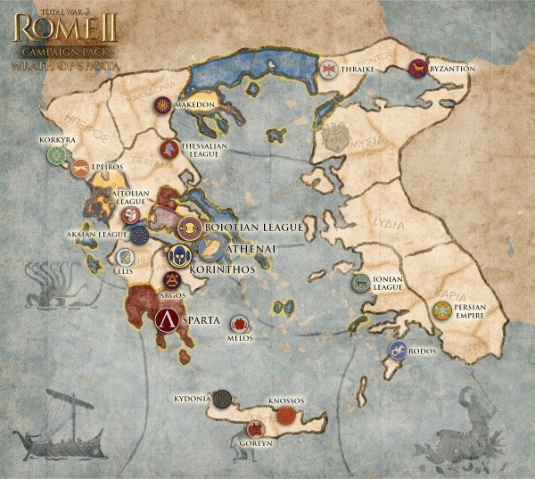 rome total war campaign maps