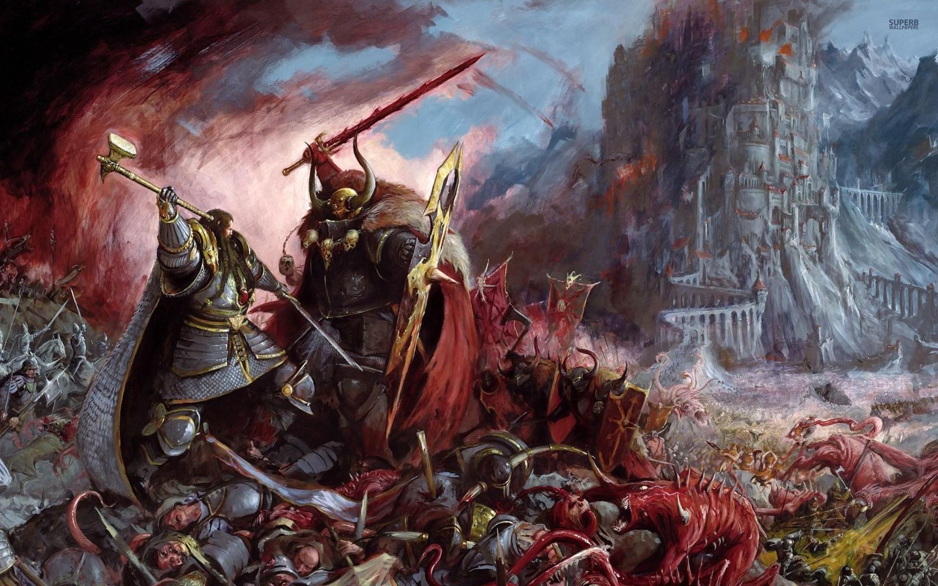 total war warhammer chaos lords