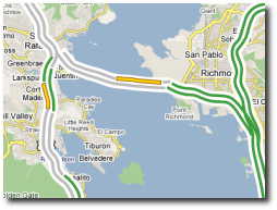 google maps traffic reports