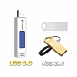 Transcend JetFlash, 64 GB Flash Drives with Different Capless Designs