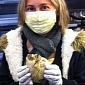 Transplant Patient Poses for Picture Holding Her Own Heart