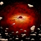 Trillions of Asteroids Orbit Milky Way's Black Hole