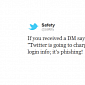 “Twitter Is Going to Charge” Phishing Scam Making the Rounds